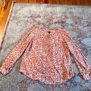 Talbots Patterned Blouse